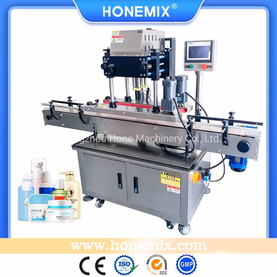 Machine de capsulage automatique des bouteilles pour le capuchon en plastique de la pompe