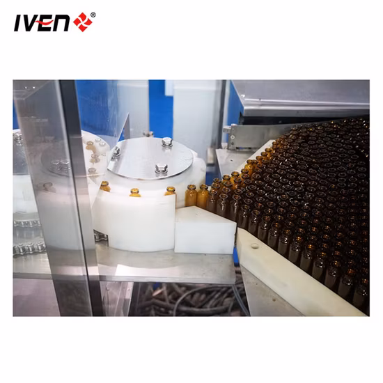 Aucune ligne de production contrôlée par PLC de zones mortes machine de remplissage liquide orale de sirop de bouteille pharmaceutique