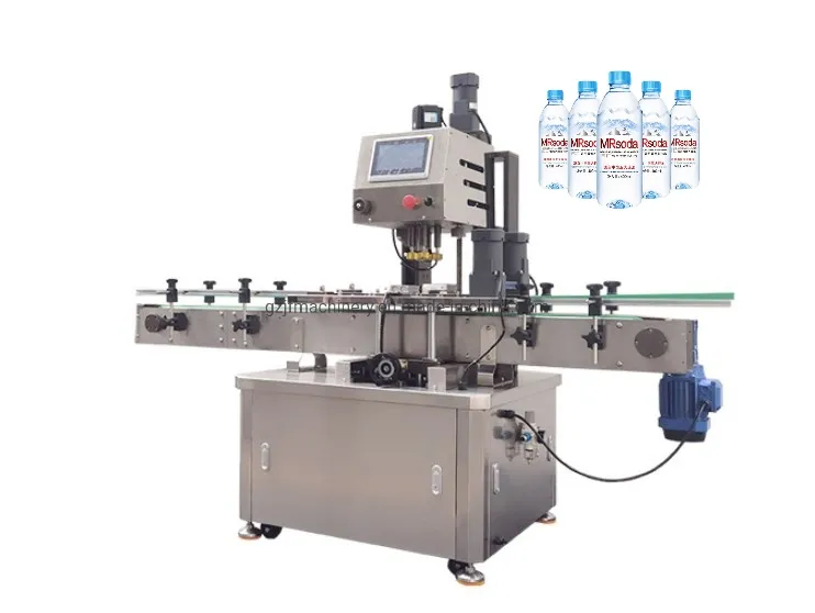 Machine de capsulage automatique de chapeau de pas à pas de prix d'usine