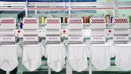 Machine à broder informatisée à 8 têtes Wonyo pour t-shirt plat à capuchon