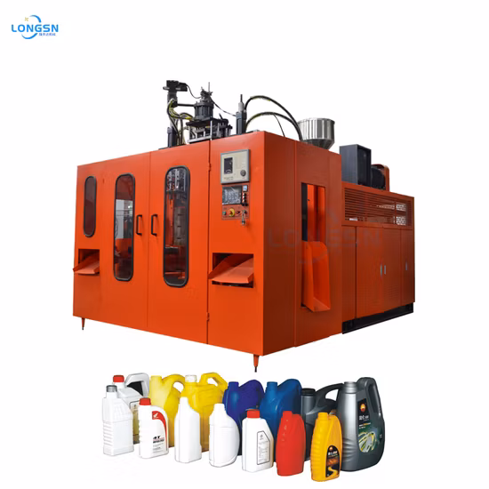 Machine de moulage par soufflage par extrusion-soufflage de bouteilles en plastique HDPE entièrement automatique de 5 litres