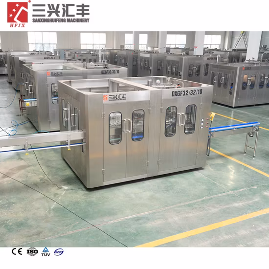 2022 nouvelle usine automatique faisant 10000bph bouteille en PET minérale pure Aqua plastique potable saveur jus boisson gazeuse complète eau embouteillage machine de remplissage